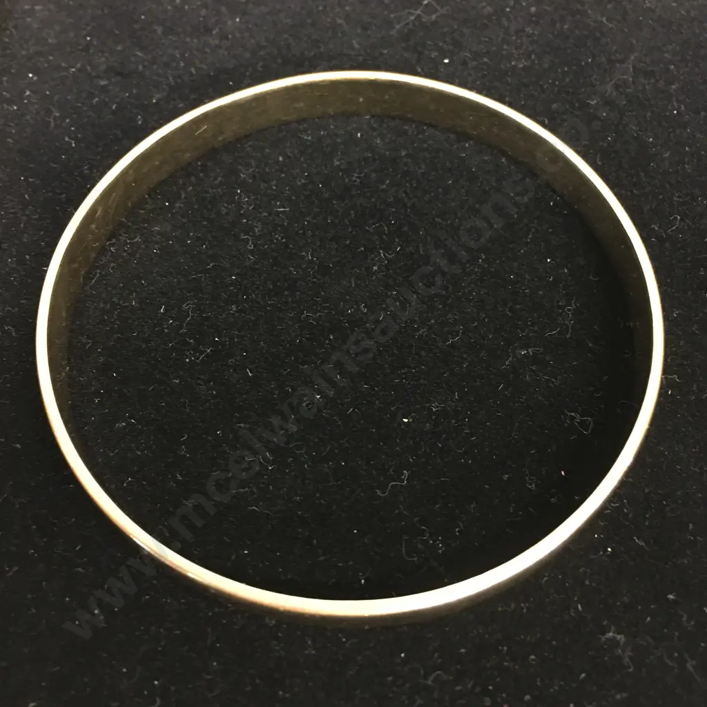 Gold Bangle Stamped 9ct. 32gm Image 1++
